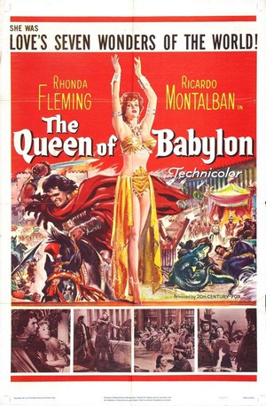 Cortigiana di Babilonia (1954) - poster