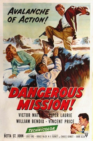 Dangerous Mission (1954) - poster