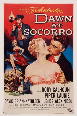 Dawn at Socorro (1954) - poster