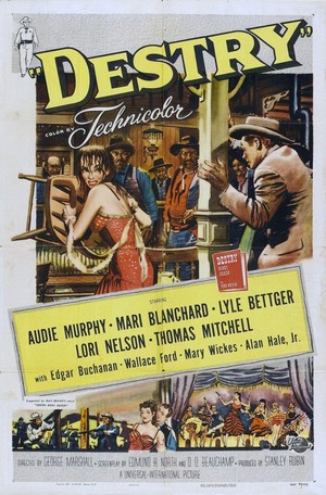 Destry (1954) - poster