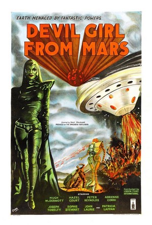 Devil Girl from Mars (1954) - poster