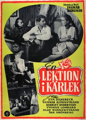 En Lektion i Kärlek (1954) - poster