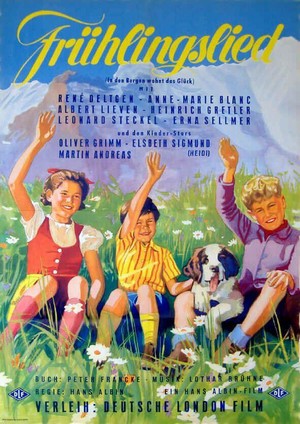 Frühlingslied (1954) - poster