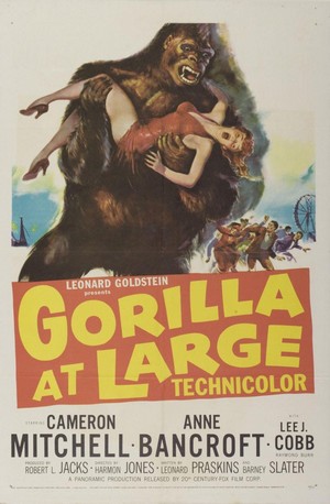 Gorilla at Large (1954) - poster