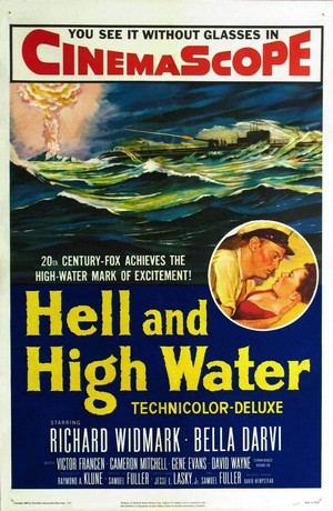 Hell and High Water (1954) - poster