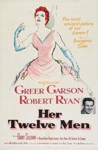 Her Twelve Men (1954) - poster