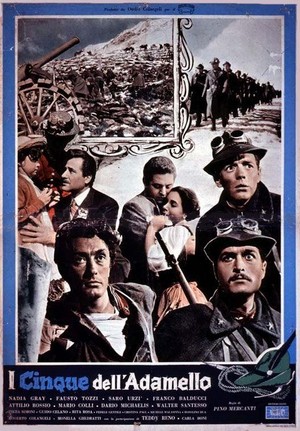 I Cinque dell'Adamello (1954) - poster