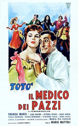 Il Medico dei Pazzi (1954) - poster
