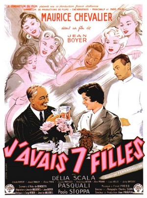 J'avais Sept Filles (1954) - poster