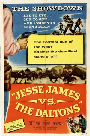 Jesse James vs. the Daltons (1954) - poster