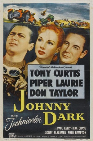 Johnny Dark (1954) - poster