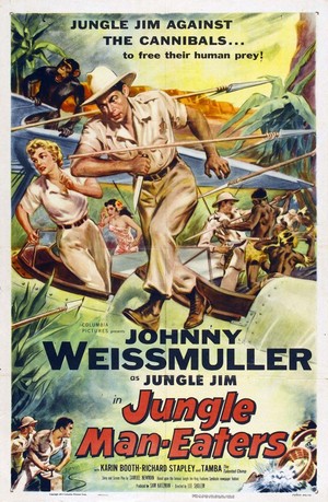 Jungle Man-Eaters (1954) - poster