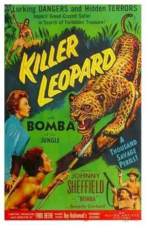 Killer Leopard (1954) - poster