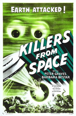 Killers from Space (1954) - poster