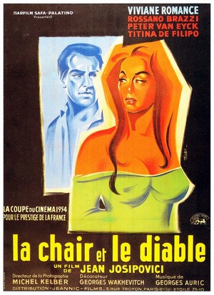 La Chair et le Diable (1954) - poster