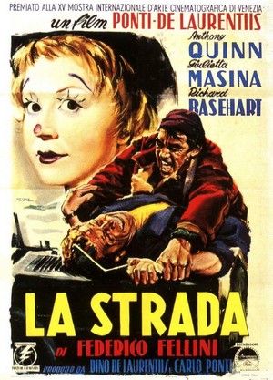 La Strada (1954) - poster