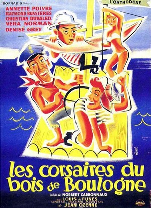 Les Corsaires du Bois de Boulogne (1954) - poster