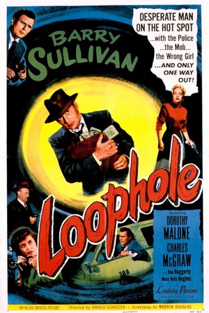 Loophole (1954) - poster