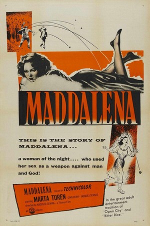 Maddalena (1954) - poster