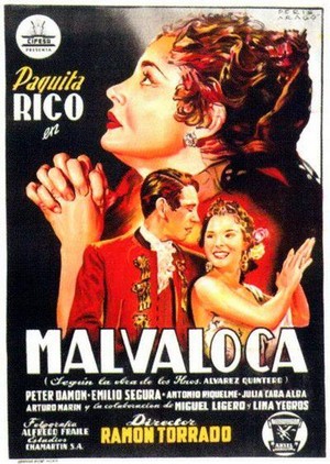 Malvaloca (1954) - poster