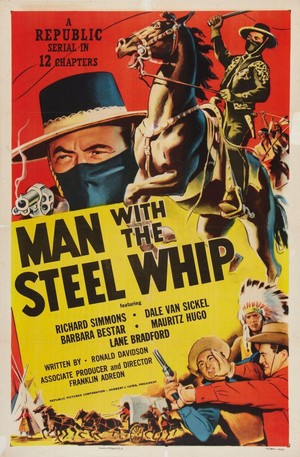 Man with the Steel Whip (1954) - poster