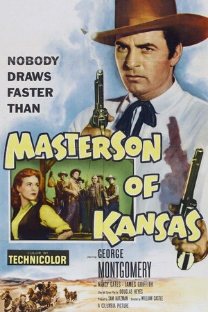Masterson of Kansas (1954) - poster