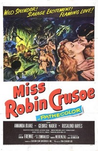 Miss Robin Crusoe (1954) - poster