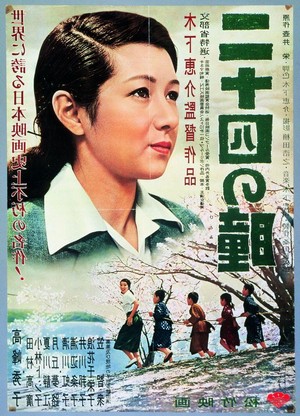Nijûshi no Hitomi (1954) - poster