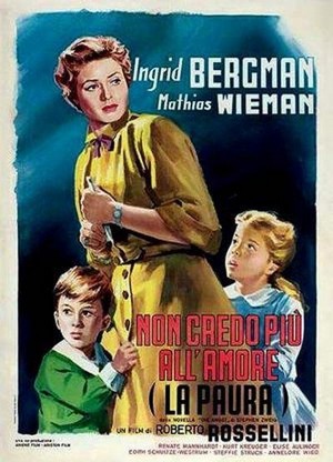 Non Credo Più all'Amore (La Paura) (1954) - poster