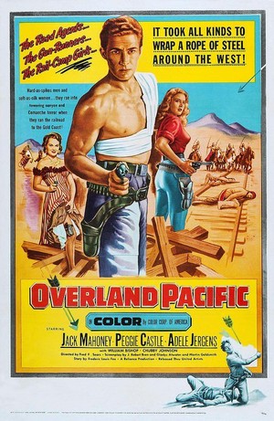 Overland Pacific (1954) - poster