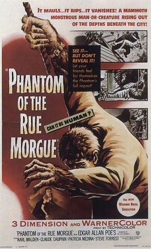 Phantom of the Rue Morgue (1954) - poster
