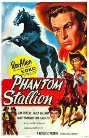 Phantom Stallion (1954) - poster