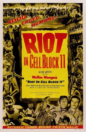 Riot in Cell Block 11 (1954) - poster