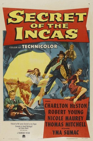 Secret of the Incas (1954) - poster