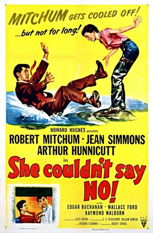 She Couldn't Say No (1954) - poster