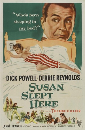 Susan Slept Here (1954) - poster