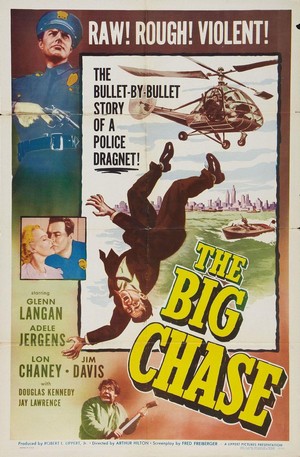 The Big Chase (1954) - poster
