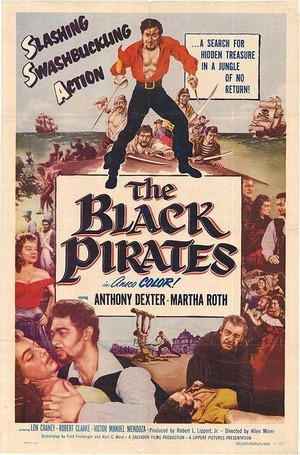 The Black Pirates (1954) - poster