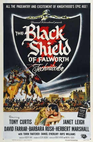 The Black Shield of Falworth (1954) - poster