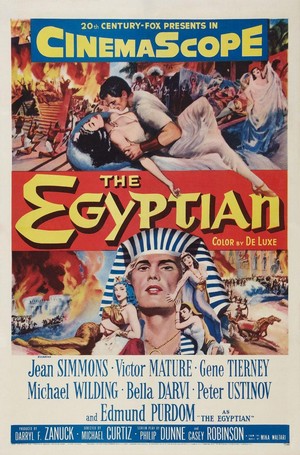 The Egyptian (1954) - poster