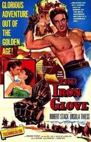 The Iron Glove (1954) - poster