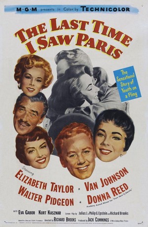 The Last Time I Saw Paris (1954) - poster