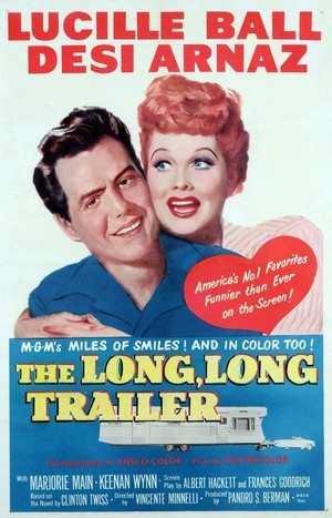 The Long, Long Trailer (1954) - poster