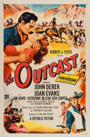 The Outcast (1954) - poster