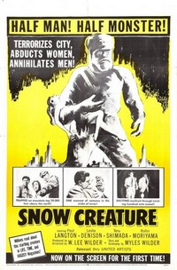 The Snow Creature (1954) - poster