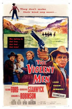 The Violent Men (1954) - poster
