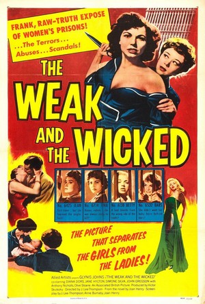 The Weak and the Wicked (1954) - poster