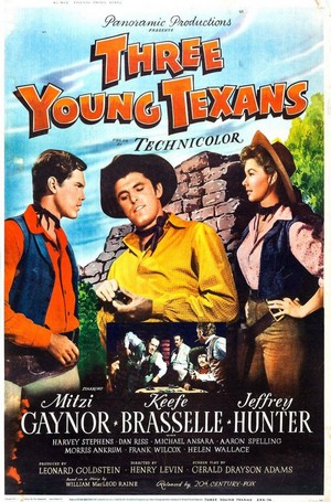 Three Young Texans (1954) - poster
