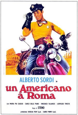 Un Americano a Roma (1954) - poster