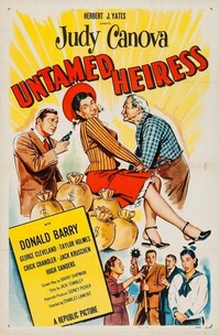 Untamed Heiress (1954) - poster